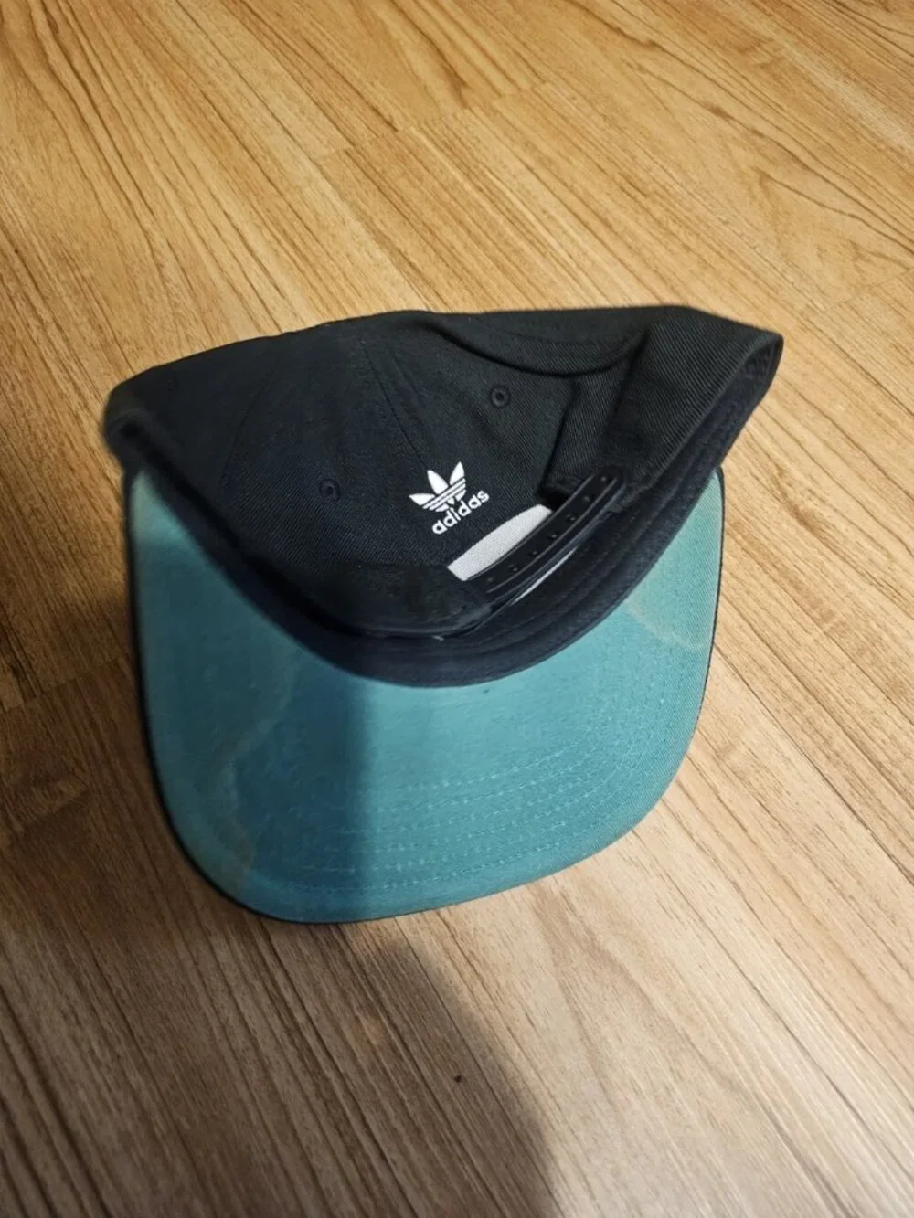 Adidas Logo Hat Cap Black and White Logo Snapback One Size